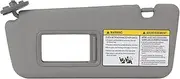 Generic Left Driver Side Sun Visor for RAV4 2004-2005, Gray Car Sun Visor Built in Makeup Mirror, Sun Visor for Car, UV Protection, Perfectly Match Original, Generich7ynmgxa1s