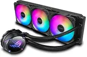 ASUS ROG Strix LC II 360 ARGB - All-in-one AIO Liquid CPU Cooler 360mm Radiator, Intel LGA1700, 115x/2066 and AMD AM4/TR4 Support, Triple 120mm 4-pin PWM Addressable RGB Radiator Fans