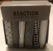 Mens Kenneth Cole Reaction 6 Piece Handkerchief 100% Cotton -2same Handkerchief*