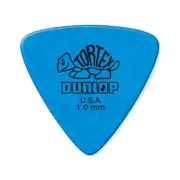 Dunlop 431P Blue Tortex Triangle Picks 1.0 Players Pack