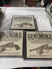 GUNSMOKE COLLECTION Vol 1,2 And 3 OLD TIME RADIO BROADCAST New Sealed