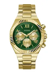 GUESS Gold Equity Green Link Watch