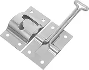 1 Set Cargo Trailer Door Hasp Latch Accessory Holder Accessories Hooks Trailer Door Hardware Door Hardware Stainless Steel Silver
