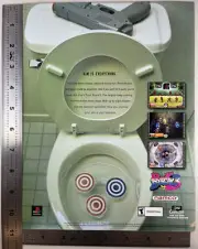 2000 POINT BLANK 3 Ad NAMCO Playstation Sony Target Aim Shoot Gun