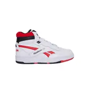 Reebok Bb 4000 II Mid Big Kids Shoes White/Vector Red/BLK Junior Sneakers
