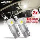 2x T10 168 194 White 2SMD LED Wedge Light Side Corner Tail Park Globe Bulb 12V