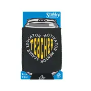 Teacher Heart Teaching Is A Work Of Heart - Funny Cooler Holders Stubby Holder
