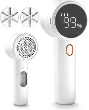 Portable Rechargeable Fabric Shaver - Electric Lint Remover Defuzzer w/ 3 Speeds