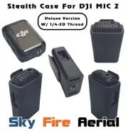 Incognito Deluxe Stealth Case Cover For DJI Mic 2 Wireless Microphone (1 Pair)
