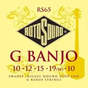 ROTOSOUND RS65 G BANJO 5 STRING BANJO STRINGS 2 PACK