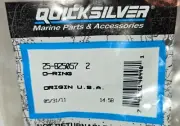OEM Mercury QuickSilver 25-825057 2 Genuine O-Ring