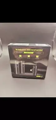 Wireless Lavalier Microphone for iPhone,2 Pack, Microphone for iPhone