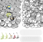 200Set 1.26 Inch Button Maker Supplies, 32Mm Button Supplies Button Parts, Appro
