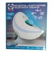 SEALY Kids Sleep Machine - Projector Sound Machine Bluetooth Speaker New Sealed