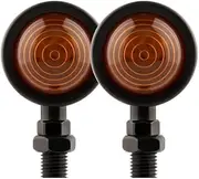 2PCS 12V 5W Motorcycle Turn Signal Indicator Bulbs, Universal Fit Amber Blinkers for Front/Back, Easy Installation, Bright and Long-Lasting