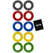 Micro Gainz Olympic Fractional Weight Plates Set, 10 Piece Olympic Weight Pla...
