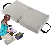 Foam Kneeling Pad | Extra Thick Foam Cushions for Kneeling | Kneeling Mat, Foldable Gardening Knee Pad with Handle for Cleaning, Mechanic Work