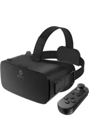 DESTEK V5 VR Headset for Phone with Controller Anti-Blue Eyes Protected Black