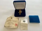 Vintage Camrose and Kross JBK Jacqueline Kennedy Girl Ballerina Brooch Pin Gold