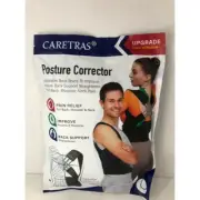 Caretras Posture Corrector Uprade Adjustable Double Support Back Brace XL