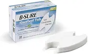 B-Sure Incontinence Liner, Heavy Absorbency One Size Fits Most Unisex Disposable, 14-7031-224 - Box of 24