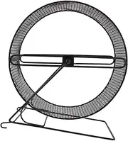 MINAOLULUS Silent Hamster Running Wheel with Bracket for Squirrels Pets Mute Exercise Wheel for Fun Playtime Healthy Activity Durable Design