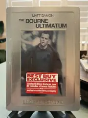 The Bourne Ultimatum Limited Edition Steelbook 2 DVD Matt Damon Brand New Sealed