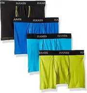 [Hanes] Boys' Big Ultimate Dyed Boxer Brief 4-Pack