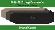 Lloyd Loop Small Cargo Mat for '06-10 Commander w/Black on Silver Jeep (for: Jeep)