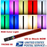 YONGNUO YN360III LED RGB Light Tube Handheld Stick w/Remote Control 3200K-5500K