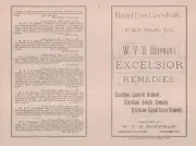 W.V.B. Hoffman Excelsior Remedies Brochure