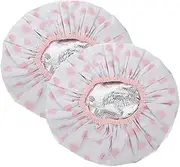MOLUCKFU Self Heating Hair Cap Set for Women Double Layer Tinfoil Baking Oil Cap Static-free Design