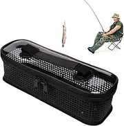Fishing Tackle Box - Mesh Soft Bait Organizer With Handle Design | Fly Fish Gear For Casting Trolling Jigging Crappie Walleye Backpacking Travel