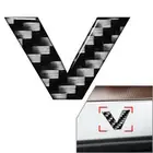v Window Door Wall Car Badge Emblem Lowercase Alphabet Letter Decals Stickers