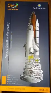 Space Shuttle Discovery The Atom Brick Premium Building Model Construction Kit