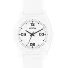 Nixon Men's Watch The Time Teller Quartz White Dial Rubber Strap A1248-3009