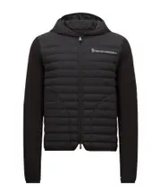 Moncler Grenoble Logo Patch Hooded Jacket S,XL,L,M,XXL black