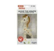 Nuby Jackie the Giraffe Natural Rubber Teether for Babies