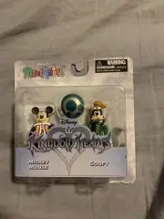 Minimates Kingdom Hearts Mickey Mouse Goofy Disney Sealed Brand New !!!