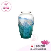 在飛比找蝦皮購物優惠-日本制 九谷燒 10号花瓶 銀彩虹木立 日式插幹花 風水擺件