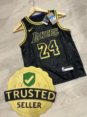 Kids Nike Size Medium Kobe Bryant Lakers Black Mamba Nba Basketball Jersey