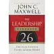 The Leadership Handbook: 26 Critical Lessons Every Leader Needs; Library Edition