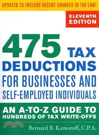 在飛比找三民網路書店優惠-475 Tax Deductions for Busines