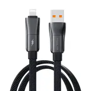 KUULAA KL-X73 60W USB-A/USB-C to USB-C/iP Cable Fast Charging Data Transmission Copper Core Line 1M/2M Long for iPhone 1