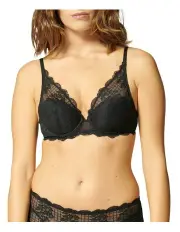 [Simone Perele] Reve Triangle Push Up Bra in Black