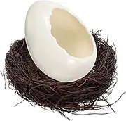 Alipis Bird's Nest Shaped Bowls Unique Dessert and Fruit Display Tray Creative Dining Accessory for Home Weddings and Banquets