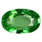 1.06 ct Eye-popping Oval Cut (8 x 5 mm) Tanzania Green Tsavorite Garnet Gemstone