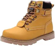 [nichangyuyi] Outdoor large men's or women's boots british snow boots warm high helper boots autumn and winter cotton boots, Yellow(b,plush), 6.5