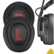 Geekria Protein Leather Ear Pads for JBL Quantum 800 Wireless Headphones (Black)