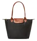 NWT LONGCHAMP Le Pliage Medium Small Nylon Shoulder Tote 2605089 BLACK AUTHENTIC